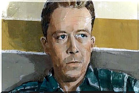 Portrait of Camus.