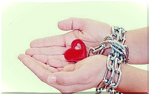 Hands holding a heart