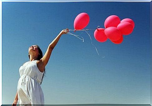 Woman happy for the conclusion of the therapy