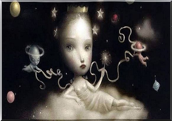 child with stars