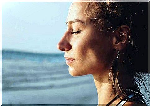 Girl at the beach.